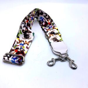 NWT Handbag Replacement Adjustable 2” Strap Multiple Color Butterflies White